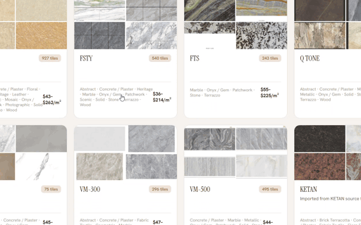 Bulk-importing and auto-tagging a tile catalog
