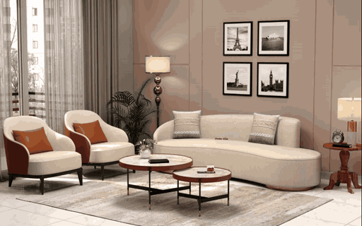 A catalog tile rendered into a 3D room